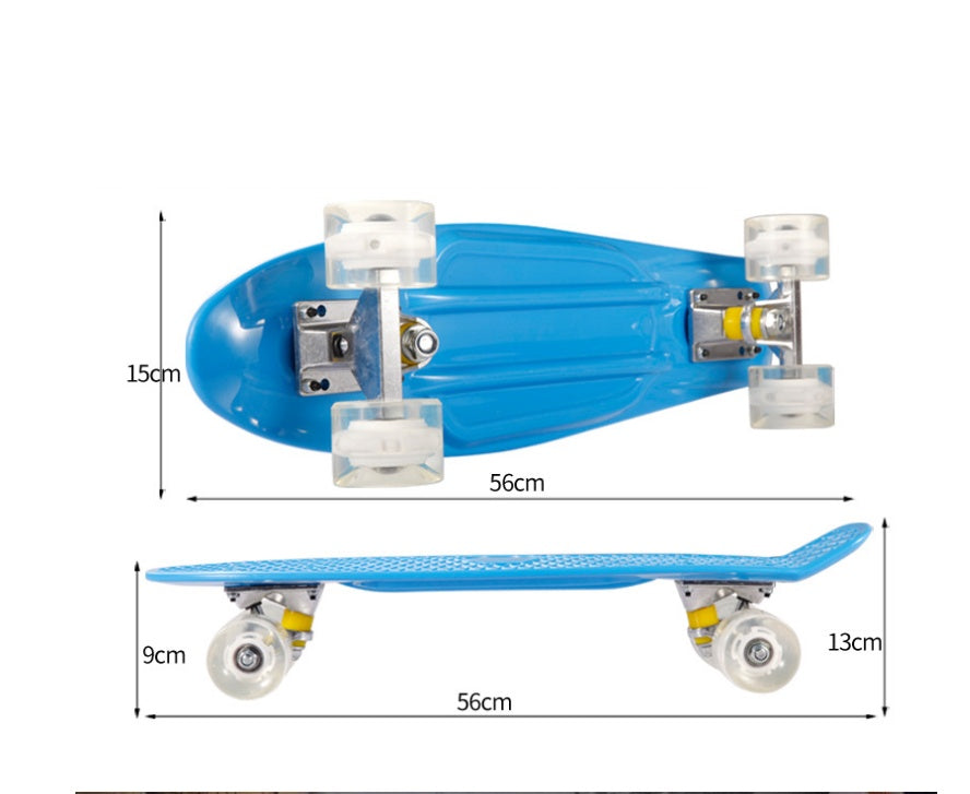 Fashion Wheel Four-wheel Skateboard